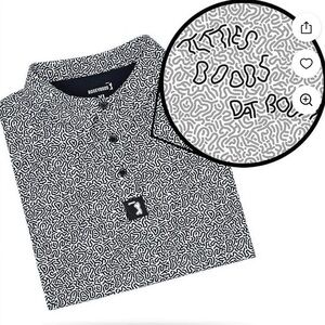 Bogey Bros Men's 4 Way Stretch Short Sleeve Golf Polo Shirt - L